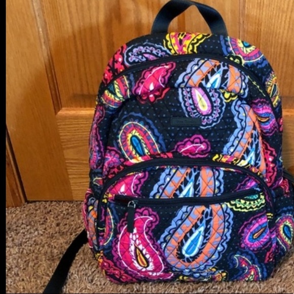 Vera Bradley Rare Paisley Backpack - Picture 2 of 5